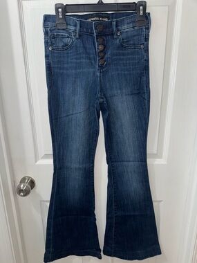 Express Jeans Bell Flare High Rise Jeans Size 2R